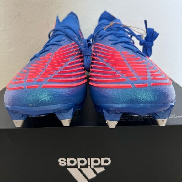 Adidas Predator Edge .1 SG Soft Ground Soccer Cleats Blue - Picture 5 of 15